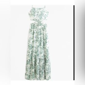 Abercrombie & Fitch Green Floral Maxi Dress